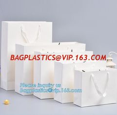 China Custom Luxury Merchandise Shopping Carrier Paper Clothing Packaging Bag With Own Logo Printing,Luxury Gift Bags Carrier supplier