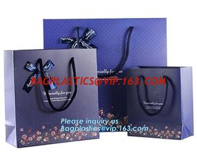 China Paper carrier bags for fashion shopping paper carton bag High quality luxury design bag,Custom design logo lipstick kraf supplier