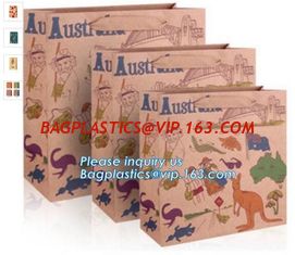 China Hot sale brown kraft paper bag cheap price,Lowest Price Custom Shape Luxury Gold Foil Logo Design Paper Bag With Round B supplier