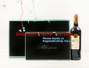 China Grey Luxury ribbon satin finish ribbon paper carrier bags with rope handles and ribbon bow fastener, bagplastics, bageas supplier