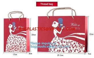 China luxury laminated bags are made from high quality coated board with a reinforced top and base to offer added strength and supplier