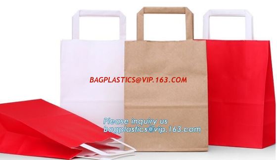 China Luxury Customized Gold embossed Logo full color Print made by 250gsm C1S Art Gift Shopping Paper Bag With Ribbon Bow Han supplier