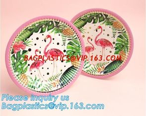 China 6 Inch Custom Printed Happy Birthday Disposable Paper Plates,100% Biodegradable Compostable Disposable Paper Plate pack supplier