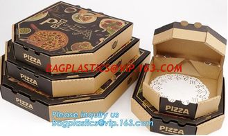 China Wholesale Custom Printed Corrugated Cardboard Recycle Paper Pizza Box Manufacturer,Foldable Flat Packing Blank Craft Pac supplier
