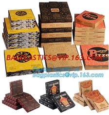 China 9 Inch Cheap Food Grade Customized Black Corrugated Paperboard Pizza Box,Printed Corrugated Cardboard Paper Pizza Box supplier