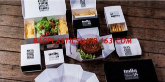 China Disposable custom printed kraft lunch food paper box for food,Folding custom logo recycle disposable kraft paper lunch b supplier