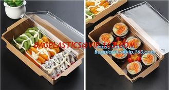 China Custom sized disposable folding brown kraft paper food take out lunch boxes,Recycled Custom Lunch Food Kraft Paper Box,P supplier