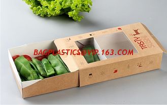 China Wholesale disposable takeout food packaging kraft paper lunch box,recycle custom printed disposable quick kraft lunch pa supplier