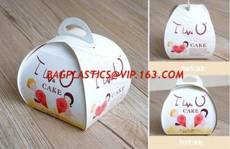 China Cake Box Cake Packaging Container Food Paper Gift Box,Cheap Wholesale Custom Printed Matt Lamination Art Paper Cake Box supplier