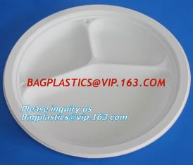 China round eco friendly corn starch plates restaurant disposable plates,Safe product biodegradable salad plate biodegradable supplier