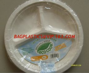 China Full Biodegradable Oval Compostable plastic Corn Starch plates,Eco- Friendly Biodegradable Corn Starch Disposable Tablew supplier