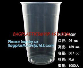 China Biodegradable/Compostable CPLA Drink-Thru Dome Lid for 8 oz Hot Cups,Compostable PLA coffee cup lid,Custom Disposable Pl supplier