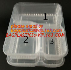 China High-transparently Safe Square Disposable Food Custom Plastic Lunch Box,storage food container plastic lunch box with lo supplier