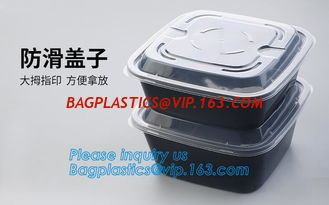 China 3 compartment durable plastic food meal prep bento box,modern style food grade plastic fresh box/bento box/lunch box pac supplier