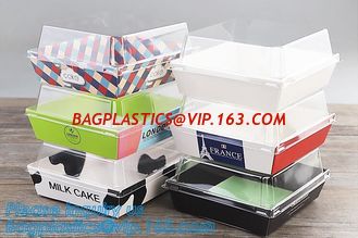 China Plastic food container wholesale lunch box takeout,PET Plastic container Susi box Salad box,sushi serving food trays sus supplier