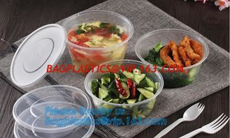 China disposable cornstarch convenience takeaway plastic food bowl,BPA free bamboo fiber plastic food bowl with FDA, fast food supplier