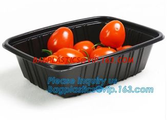 China OEM and ODM custom plastic 2100ml pp 4 compartment plastic food box,disposable food container, plastic plate, plastic cu supplier