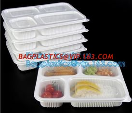 China Airtight Plastic Storage Food Freshness Preservation Container Disposable plastic storage box,bpa free stackable take aw supplier