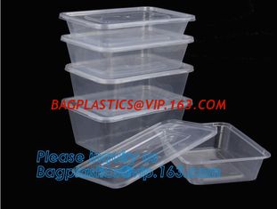China Wholesale 3 Compartment Take away Microwave PP High Quality food container Plastic Prep Meal disposable bento box with l supplier
