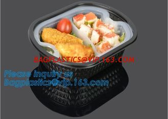 China Factory Direct Lid Plastic Lunch Box Clear Food Container,Keep Fresh Crisper Food Box,Fresh Boxpp packaging disposable c supplier