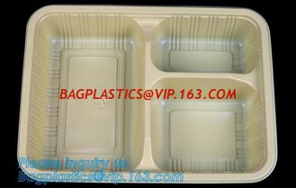China Compartments food grade blister plastic frozen and microwave dumpling tray,Packing Tray Disposable Food Plastic Package supplier