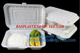 China Compartment Food Container Round Food Containers Rectangular Food Containers Deli Containers BAGEASE BAGPLASTICS PACKAGE supplier