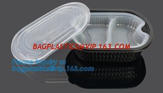 China Healthy Plastic Food Storage Box from Freezer to Microwave,lunch box 2 compartment hot microwave food container bagease supplier