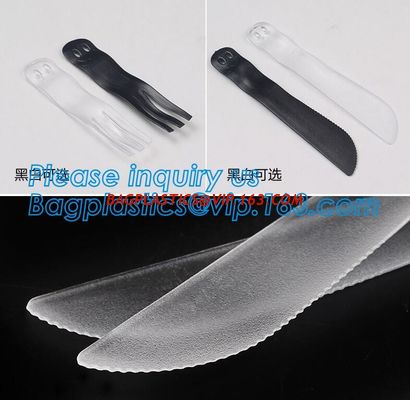China Top Quality&amp;Factory Price Disposable Plastic Butter,Cheese and Cake Knife,compostable disposable CPLA plastic knife with supplier