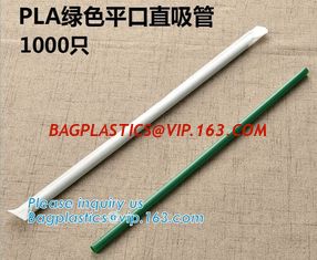 China Disposable Plastic Compostable Straw Biodegradable Flexible PLA Drinking Straw Wholesale,Eco-Friendly Biodegradable Comp supplier