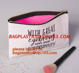 China Small packing Use small cotton canvas make up bag,Custom Factory design personalized organic cotton make up bag bagease supplier