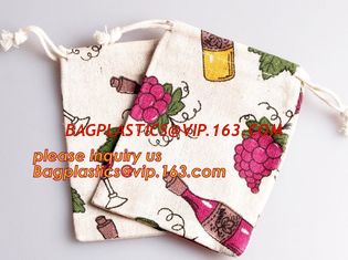 China Small Boutiques Packaging Christmas Canvas Cotton Drawstring Bag For Gift,Market String Net Bag Kitchen Fruits Vegetable supplier