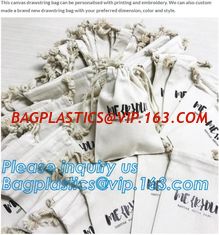 China custom design fashion eco-friendly organic cotton canvas drawstring bag,High Quality Customized Cotton Muslin Drawstring supplier