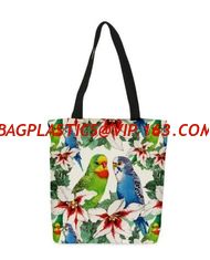 China Custom silk screen printed Cotton material handle style blank natural cotton canvas bag without logo bagplastics bagease supplier