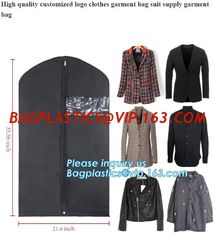 China PEVA Garment Suit Cover With Shirt Pocket,Suit Cover,waterproof dust cover,Foldable Clothing Leather Suit Cover Bag supplier