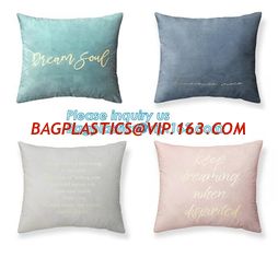 China Latest design simple solid color pillow home decor cotton cushion cover,Cotton Embroidery Geometric Car Sofa Chair Bed T supplier