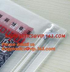 China Office stationery waterproof document slider pvc packing bag,Custom waterproof file bag office supplies bag pvc plastic supplier