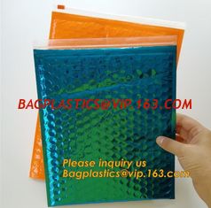 China Flat Envelopes Zip lock Bubble Bag, Low Price Most Popular Bubble Slider Bag,Plastic PE Material Mailer Slider Air Ziplo supplier