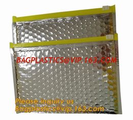 China Promotional inner package shipping slider bubble bag,Plastic clear bubble bag with zip lock slider zipper bagease pack supplier