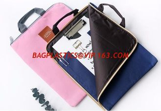 China OEM shopping tote color zipper lunch Customized file canvas bag,Recycled canvas cotton bag promotional hanging file tote supplier