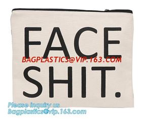 China Professional Cosmetic Bag Canvas Zipper Pouch Wholesale, Private Label Makeup Bag, Canvas Bag with Zipper bagplastics supplier