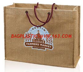 China Large jute gift tote,jute shipping tote,jute cinch bag,reusable custom shopping tote jute bag,Promotional jute shopping supplier