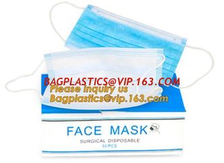 China Non-woven Medical Surgical Mouth Face Mask,Surgical Printed Medical Nonwoven Disposable Face Mask With Ear Loops bagease supplier