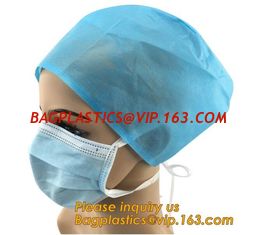 China Disposable PP Non Woven Medical Surgical Clip Mob Cap Caps,Doctor surgical medical strip round bouffant non woven clip c supplier