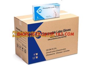 China Disposable latex glove medical examination gloves,Medical Natural latex examination glove no powder,disposable medical g supplier