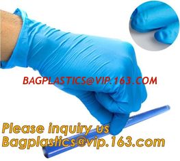 China Protective gloves nitrile/disposable nitrile gloves,3.5g 4.0g 4.5g 5.0g Blue bulks Nitrile Glove/cheap nitrile gloves/di supplier