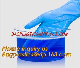 China Medical Disposable Nitrile Coated Hand Gloves,Industrial Garden Working Resistant Disposable Nitrile Black Gloves BAGEAS supplier