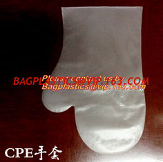 China Wholesale gloves transparent plastic glove disposable clear pe medical glove,Food grade Oil resistant Glove PE CPE Dispo supplier