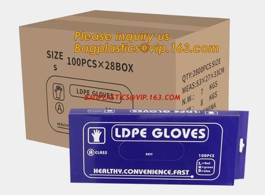 China kitchen cooking barbecue plastic gloves pe disposable gloves waterproof,polyethylene plastic disposable gloves for food supplier