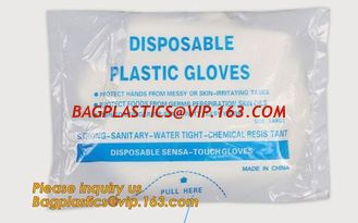 China Transparent clear pe gloves disposable food bbq gloves HDPE factory price,Supplier for one time use plastic PE gloves supplier
