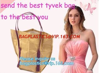 China reusable paper tyvek shopping bag, tyvek paper women tote bag eco-friendly tyvek paper handbag high quality tyvek shoppi supplier